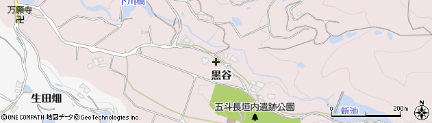 兵庫県淡路市黒谷1348周辺の地図