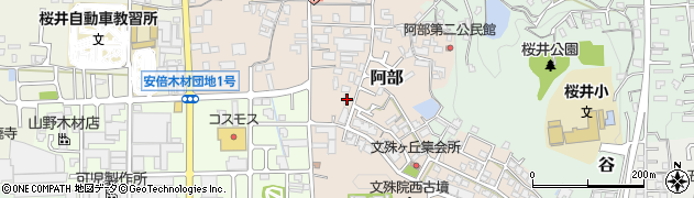 奈良県桜井市阿部648周辺の地図
