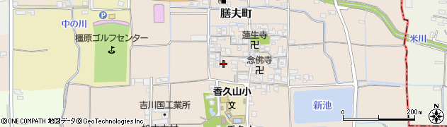 奈良県橿原市膳夫町338周辺の地図