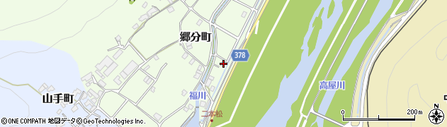 広島県福山市郷分町767周辺の地図