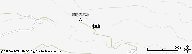 香川県小豆郡小豆島町中山周辺の地図