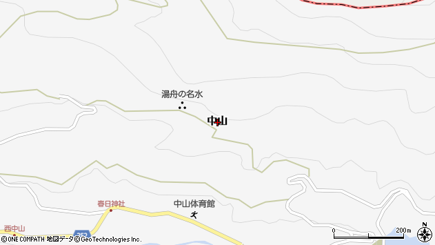 〒761-4303 香川県小豆郡小豆島町中山（その他）の地図