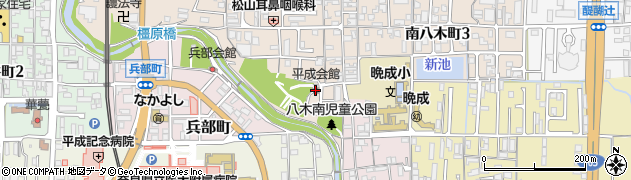 平成会館周辺の地図