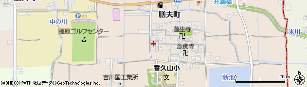 奈良県橿原市膳夫町341周辺の地図
