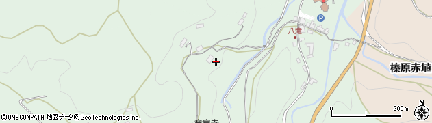 奈良県宇陀市榛原八滝周辺の地図
