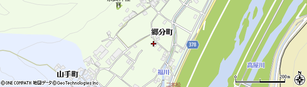 広島県福山市郷分町892周辺の地図