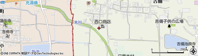 奈良県桜井市吉備725周辺の地図