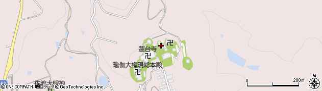 厄よけ総本山・由加山　受付周辺の地図