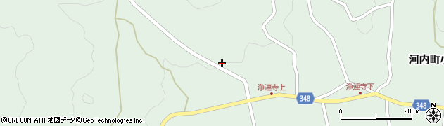 広島県東広島市河内町小田607周辺の地図