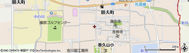 奈良県橿原市膳夫町263周辺の地図