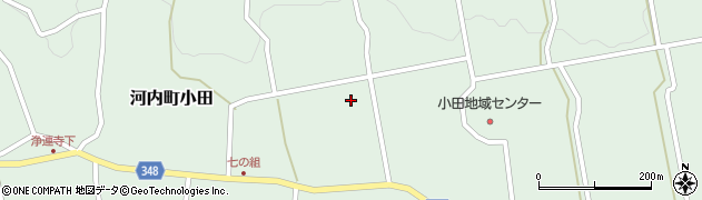 広島県東広島市河内町小田1937周辺の地図