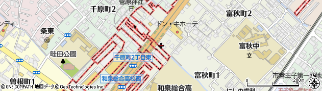 ＡＳＡＳ和泉店周辺の地図