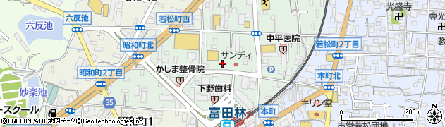 トヨタレンタリース新大阪富田林駅前店周辺の地図