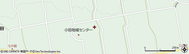 広島県東広島市河内町小田2601周辺の地図