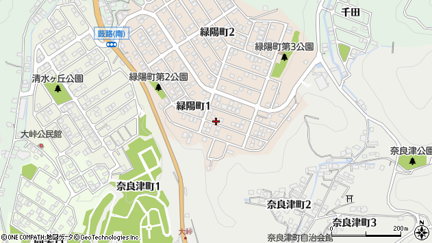 〒720-0021 広島県福山市緑陽町の地図