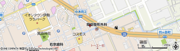 濃厚つけ麺 風雲丸 伊勢店周辺の地図