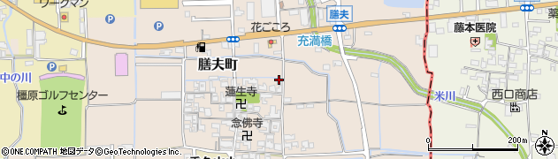 奈良県橿原市膳夫町103周辺の地図
