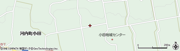 広島県東広島市河内町小田2150周辺の地図