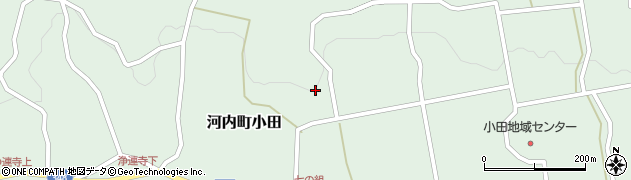 広島県東広島市河内町小田1486周辺の地図