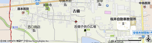 奈良県桜井市吉備233周辺の地図