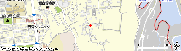 大阪府和泉市上代町611周辺の地図