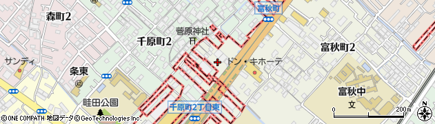 和泉富秋食堂周辺の地図