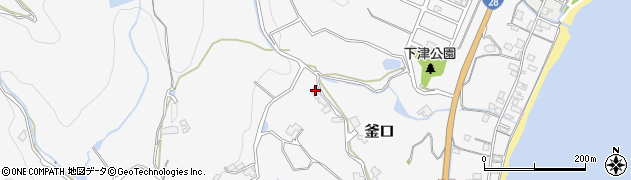 兵庫県淡路市釜口2283周辺の地図