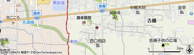 奈良県桜井市吉備415周辺の地図