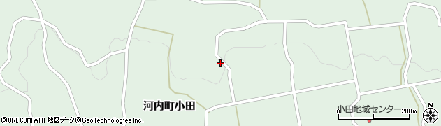 広島県東広島市河内町小田1959周辺の地図