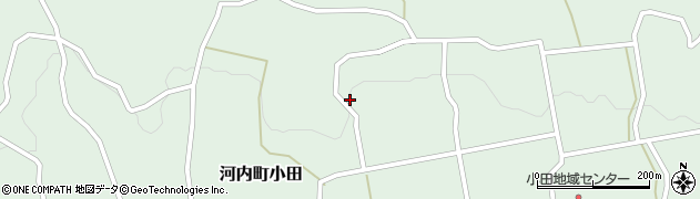 広島県東広島市河内町小田1958周辺の地図
