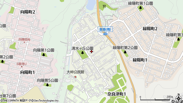 〒720-0025 広島県福山市清水ケ丘の地図