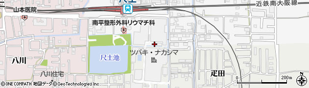奈良県葛城市尺土19周辺の地図