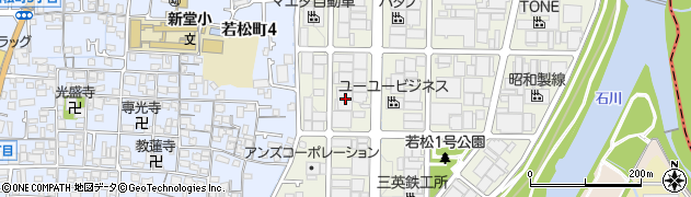 ハトのマークの引越センター大阪阪南センター周辺の地図