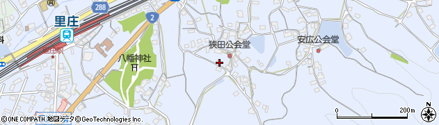 岡山県浅口郡里庄町新庄2529周辺の地図