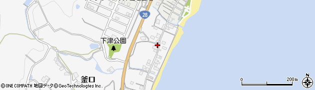 兵庫県淡路市釜口2352周辺の地図
