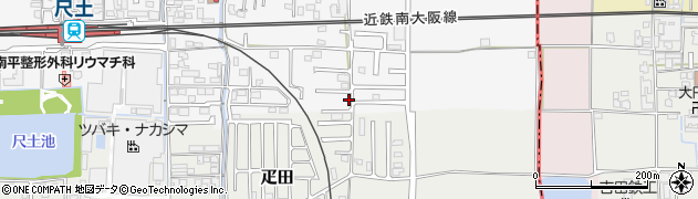 奈良県葛城市尺土53-18周辺の地図