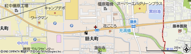 奈良県橿原市膳夫町528周辺の地図