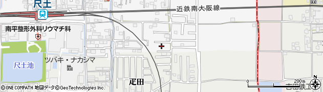 奈良県葛城市尺土53周辺の地図