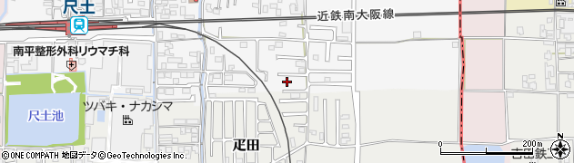 奈良県葛城市尺土53-12周辺の地図