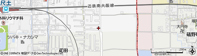 奈良県葛城市尺土60-3周辺の地図