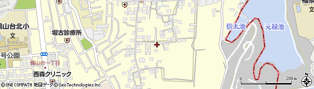 大阪府和泉市上代町197周辺の地図