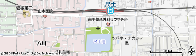 奈良県葛城市尺土2周辺の地図