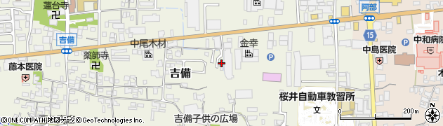 奈良県桜井市吉備551周辺の地図