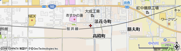 奈良県橿原市高殿町529周辺の地図