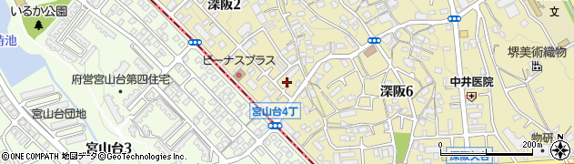 堺市第54ー05号公共緑地周辺の地図
