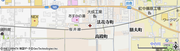 奈良県橿原市高殿町527周辺の地図