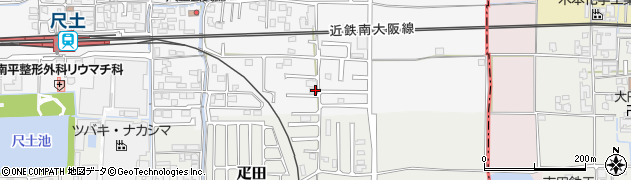奈良県葛城市尺土53-17周辺の地図