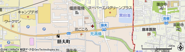 奈良県橿原市膳夫町504周辺の地図