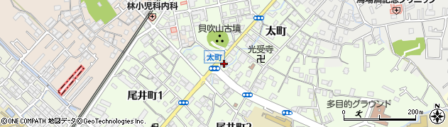 和泉信太郵便局周辺の地図
