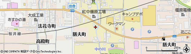 奈良県橿原市出合町82周辺の地図